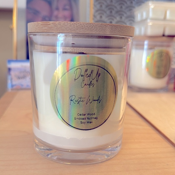 9oz Rustic Woods Candle | Soy Wax | Hand-Poured Woodsy Home Fragrance - Picture 2 of 3